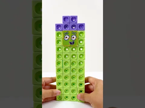 Numberblocks Mathlink Cubes 46 Official Building #numberblocks