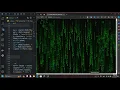 ASMR Programing HACKER MATRIX FLOW App with html JavaScript and no CSS
