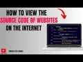 How To Check View Source Code Of A Website 2026 - Full Tutorial
