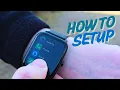 Smart Watch Unboxing Setup Guide Compatible with Android and iPhone
