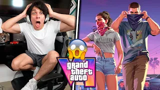 MI REACCIÓN AL TRAILER DE GTA 6 UNA MIRADA EXTENDIDA *me enamore de Lucía 😍* - Yair17