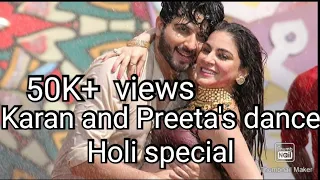 karan and preetas dance on holi rang malang zee anmol preeran