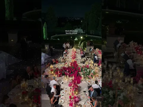 60 of your favorite people, views of Rome, and a pink-blush setup🎀✨