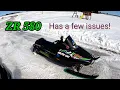 1995 Arctic Cat ZR 580 this thing has some issues