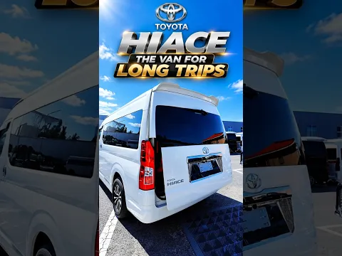 Why settle for ordinary travel when your van can feel like a five-star lounge? #ToyotaHiAce