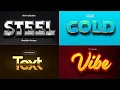 GET FREE 10 PREMIUM PLP TEXT EFFECTS FILES for graphics designing