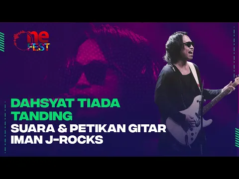 [Vertical Video] Dahsyatnya Tiada Tanding Suara dan Petikan Gitar Iman J-Rocks | One Fest Season II