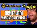 Working on Homepage - Themify Ultra WordPress Business Website Tutorial part 14