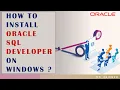 How to Install Oracle SQL Developer on Windows Oracle Basics for Beginners