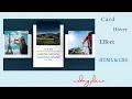 Card Hover Effects HTML CSS