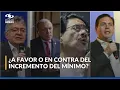 Lagu Precandidatos a la presidencia opinan sobre el aumento del salario mínimo para 2026