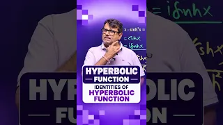 Why cosh²x − sinh²x = 1? 🤯 | Hyperbolic Functions #shorts #hyperbolicfunctions