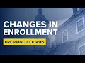 Changes in Courses