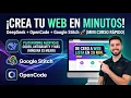 Como Crear una Web en Minutos con DeepSeek OpenCode y Google Stitch Mini Curso