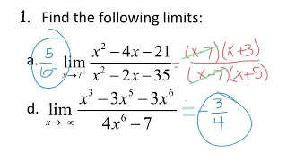 Math 1131 Exam 1 Review OSU Business Calculus