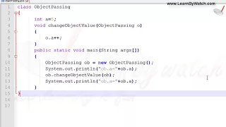 What is object passing in JAVA Learn JAVA with Practical Examples Vineet Agrawal