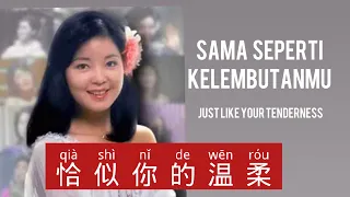 qia shi ni de wen rou teresa teng lagu mandarin subtitle indonesia pinyin