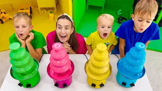 Download Vlad and Niki Four Colors Playhouse Challenge and more funny stories for kids MP3