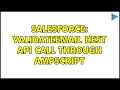 Salesforce validateEmail REST Api call through Ampscript