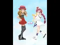 Lagu pokemon || serena in other's in outfits 💕 #pokemon #short #serena