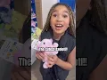 Scarlett loves her new Axolotl from Build A Bear