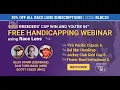 Handicap the Breeders Cup Challenge Series Races KD with Race Lens presented by BET