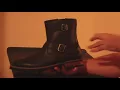 ST Johns Bay TWD Negan Leather Biker Boots unboxing review