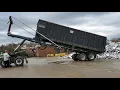 Ace ART-60-40 Roll-off Trailer Unloading Contents