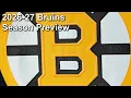 2026-27 Boston Bruins Season