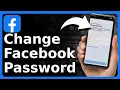 How To Change Password On Facebook