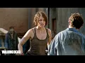 Rick And The Group Clear The Courtyard Of The Prison - The Walking Dead
