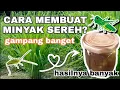 CARA MEMBUAT MINYAK SEREH | HOW TO MAKE LEMONGRASS OIL | VERY EASY
