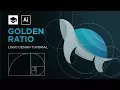 How to design a logo with golden Ratio Adobe Illustrator Tutorial