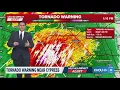 UPDATE Tornado warning in effect for The Woodlands Spring Tomball areas