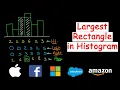 Largest rectangle in Histogram Leetcode