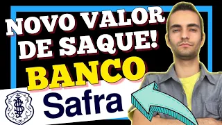 URGENTE! BANCO SAFRA AGORA COM R$300,00 JÁ PODE FAZER ANTECIPAÇÃO SAQUE ANIVERSÁRIO! NOVO LIMITE.