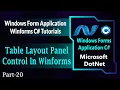 20 Table Layout Panel Control In Winforms C TableLayoutPanel In Windows Forms App