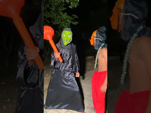 Hanuman Ji 🚩Ke Upar Bhoot 👻 Ne Gada Se Hamla Kiya 😬 #hanumanji #bajrangbali #bajrangdal