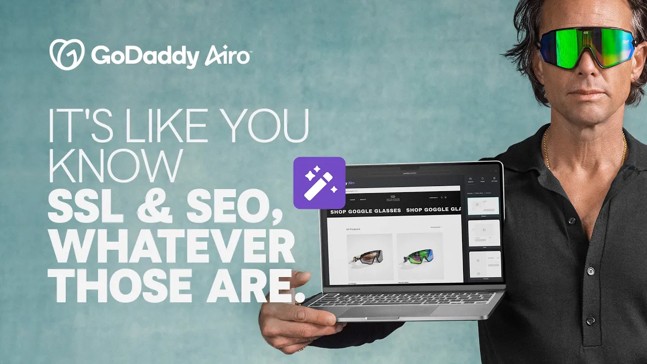 GoDaddy United Kingdom — GoDaddy Airo — Website Builder (YouTube video ad)