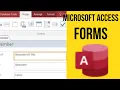MS Access Creating Forms Database Forms