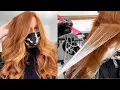 SUNKISSED BALAYAGE Hair Painting Tutorial Red Hair Color with Balayage Daniella Benita