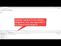 Angular Interview is Angular Service Singleton
