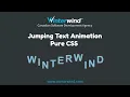 Jumping Text Animation with CSS