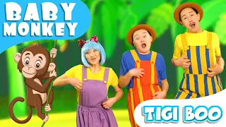 Download Monkey Banana-Baby Monkey | Baby Shark Songs | Tigi Boo Kids Songs MP3