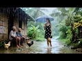 Download Lagu Mega Storm -weer 🌧️⚡ Wild onweer in rustig dorp | Regentrommel voor slaap en focus