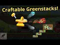 Crafting the final greenstacks we need for 200 Greenstacks