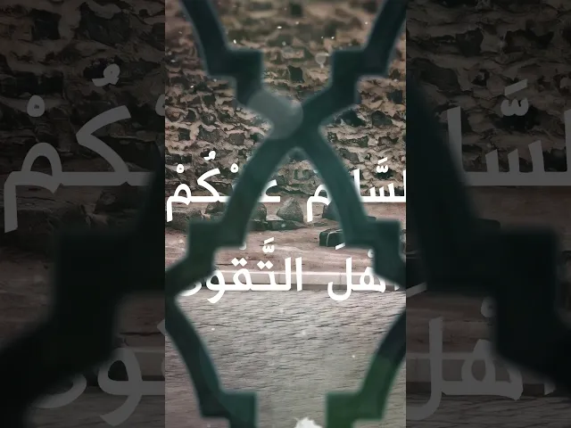 ⁣السلام عليكم ائمة الهدى. السلام عليكم اهل التقوى. السلام عليكم ايها الحجج على اهل الدنيا.
