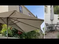 REVIEW Patio Umbrella - Half Round