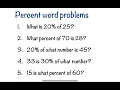 How To Solve Math Percentage Word Problems Algebra