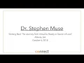 Connect 2018 Dr Stephen Muse Breakout Part 1